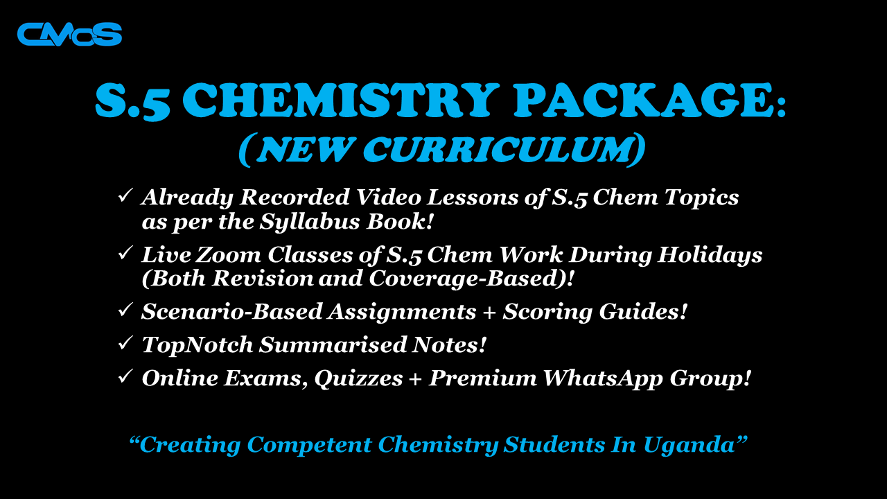 📘S.5 Chem Package (New Curriculum)