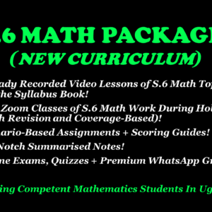 S.6 Math Package📗